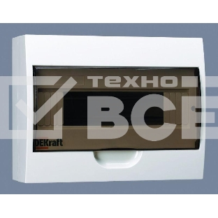 Корпус пластиковый навес. 12мод. IP41 ЩРН-П-12 DEKraft 31011DEK