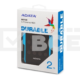 Внешний жесткий диск A-Data USB 3.0 2Tb AHD720-2TU31-CBL HD720 DashDrive Durable (5400rpm) 2.5