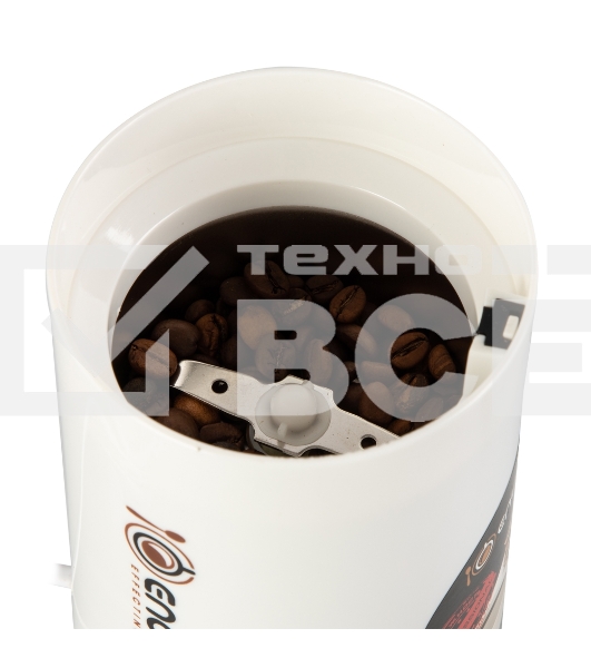Кофемолка Endever Costa-1053, 250 Вт, 15000 об/мин, вес продукта для помола 100 гр, ABS-пластик, защита от перегрева двигателя