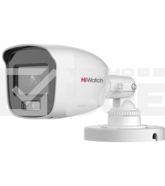 Камера видеонаблюдения аналоговая HiWatch DS-T500L 2.8-2.8мм HD-CVI HD-TVI цв. корп.:белый