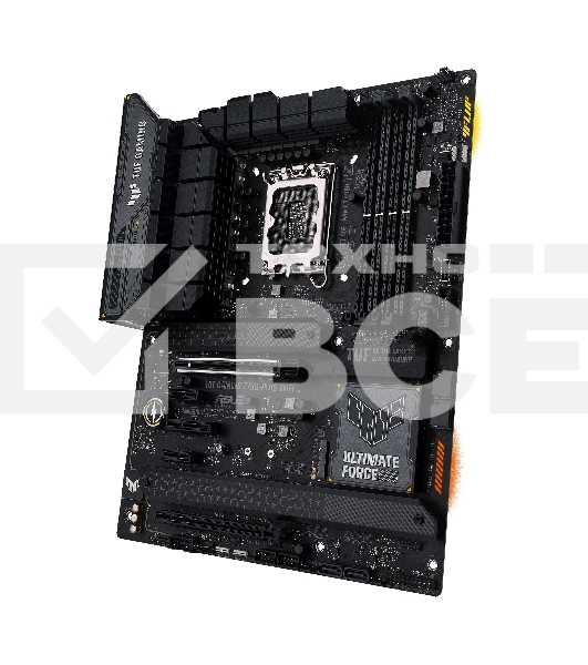Материнская плата ASUS TUF GAMING Z790-PLUS WIFI, LGA 1700, Intel Z790, 4xDDR5, 4xSATA, 4xM.2, 1xPCIe 5.0 x16, 1xPCIe 4.0 x4, 2xUSB-A 3.2 Gen 2, 4xUSB-A 3.2 Gen 1, 1xUSB-C 3.2 Gen 2, 1xUSB-C 3.2 Gen 2x2, 1x2.5Gb LAN, 5x3.5 мм, 7.1, Standard-ATX