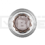 Головка торцевая, 14 мм, 12-гранная, CrV, под квадрат 1/2