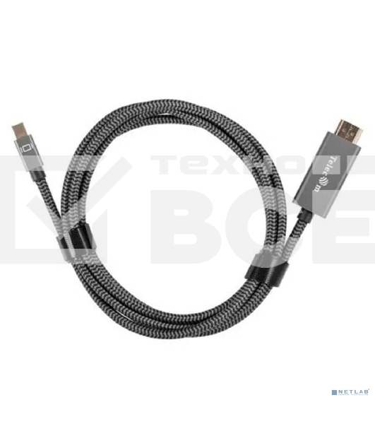 Кабель miniDisplayPort M-> HDMI M 4K@60Hz 1.8m Telecom,оплетка (TA562M-1.8M)