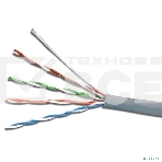 Кабель ExeGate EX289281RUS UTP4-C5e-CU-S25-IN-LSZH-GR-305 UTP 4 пары кат.5e медь, 25AWG, LSZH, бухта 305м, серый, фото2