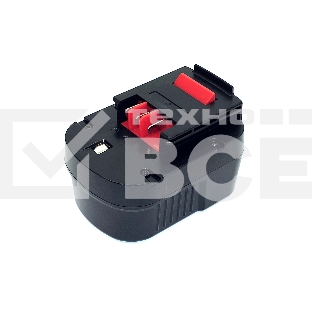 Аккумулятор для Black & Decker (p/n: A12, A12E, A12EX, A12-XJ, FS120B, FSB12, A1712) 3.3Ah 12V Ni-Mh