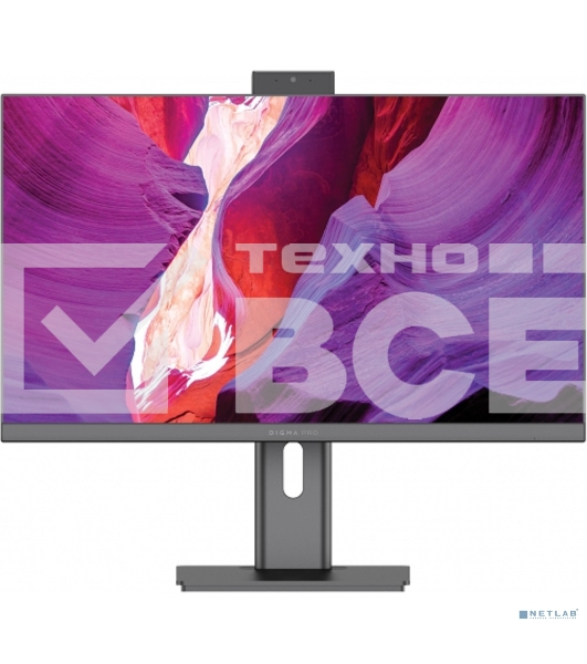 Моноблок Digma Pro Unity 27' Full HD i5 1235U (1.3) 16Gb SSD 512Gb Iris Xe CR Windows 11 Professional GbitEth WiFi BT 90W клавиатура мышь Cam серый/черный 1920x1080