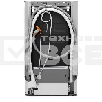 Встраиваемая узкая посудомоечная машина Electrolux EEA23200L без фасада, загрузка на 10 комплектов посуды, сенсорное управление, 6 программ, 44.6x55x82 см, черный цвет, сушка: с открыванием дверцы, индикация на полу: луч, фото5