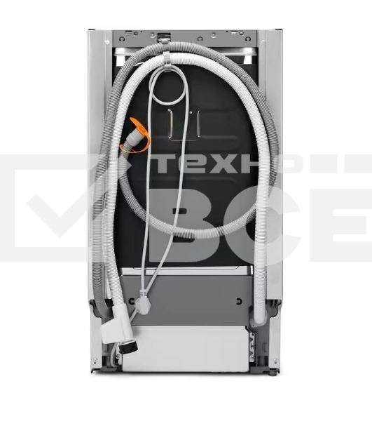 Встраиваемая узкая посудомоечная машина Electrolux EEA23200L без фасада, загрузка на 10 комплектов посуды, сенсорное управление, 6 программ, 44.6x55x82 см, черный цвет, сушка: с открыванием дверцы, индикация на полу: луч