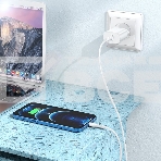 Сетевое зар./устр. Hoco N22 25W (PD+QC+AFC) USB Type-C универсальное белый, фото6