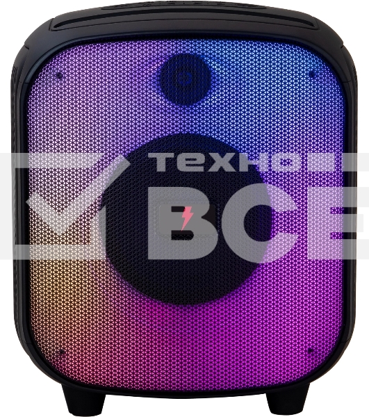 Портативная колонка Ural Молния 700 черный 70W 1.0 BT 10м 4000mAh