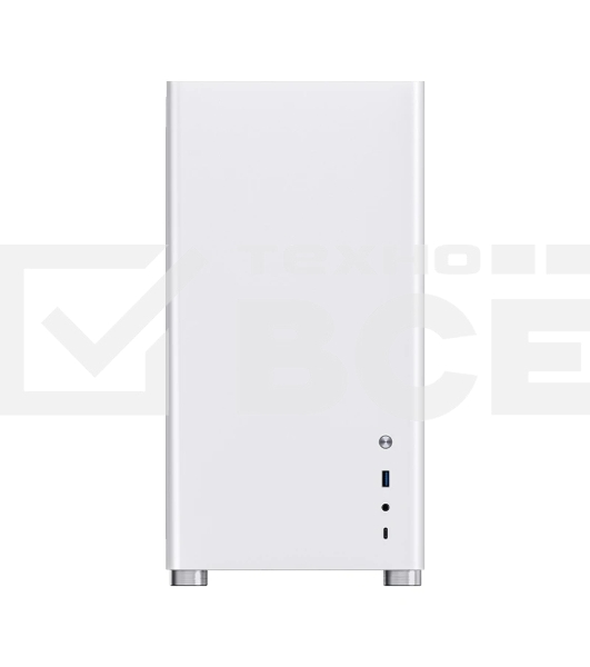 Компьютерный корпус JONSBO D40 White без БП, боковая панель из закаленного стекла, mini-ITX, micro-ATX, ATX, белый