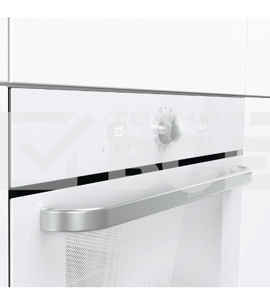 Духовой шкаф Gorenje BOS6737SYW, 77л, дверца с 2 стеклами, белый