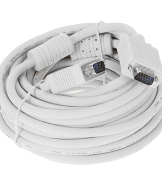 Кабель VGA Premium Cablexpert CC-PPVGA-10-B, 15M/15M, 3.0м, черный, тройной экран, феррит.кольца, пакет