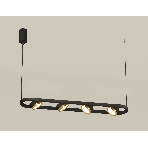 Светильник Ambrella light XB9164102/4 SBK/PYG черный песок/золото желтое полированное GX53 (C9164, N8124), фото3