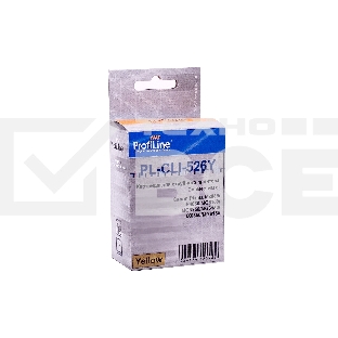 Картридж струйный PL-CLI-526Y с чипом для принтеров Canon Pixma IP4850/MG5150/MG5250/MG6150/MG8150 Yellow водн ProfiLine