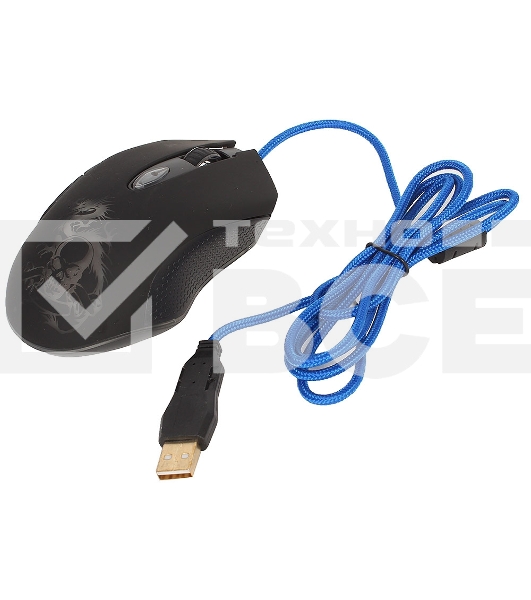 Мышь проводная Defender Sky Dragon GM-090L черный, 3200 dpi, USB, кнопки - 6
