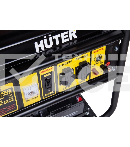 Электрогенератор бензиновый Huter DY6500LX, 5.5 кВт, 71 дБ, 89 кг