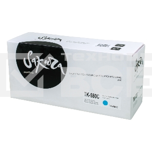 Картридж Sakura TK580C для Kyocera Mita FS-5150DN/5250DN, синий, 2800 к.
