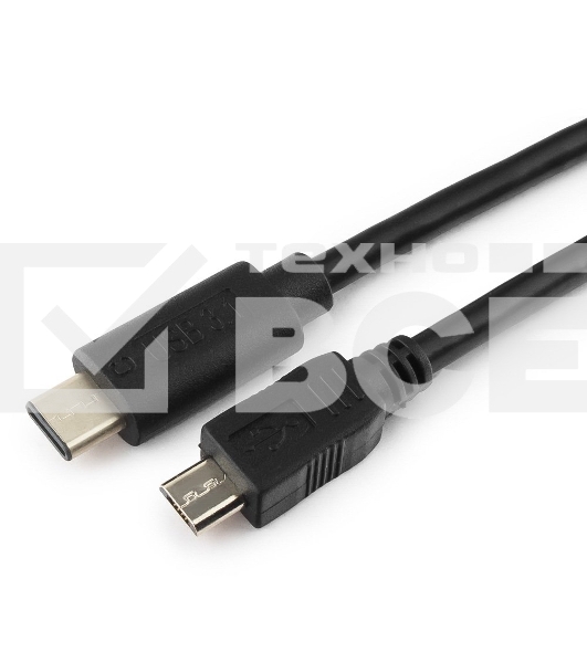 Кабель Cablexpert CCP-USB2-mBMCM-10 USB2.0 microBM/USB3.1TypeC, 3м, 