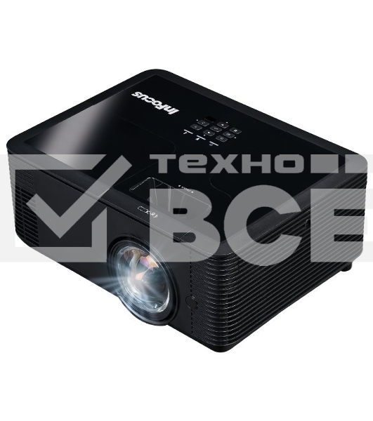 Проектор INFOCUS IN136ST DLP, 4000 ANSI Lm,WXGA (1280x800), 28500:1, 0.521:1, 3.5mm in,Composite video, VGA, HDMI 1.4a x3 (поддержка 3D), USB-A (для SimpleShare и др.), лампа 15000ч.(ECO mode),3.5mm out, Monitor out(VGA),RS232,RJ45,21дБ, 4,5 кг.