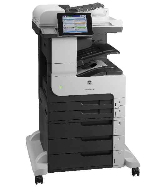 МФУ лазерное HP LaserJet Enterprise MFP M725z, лазерный принтер/сканер/копир/факс A3, 40ppm, 1200dpi, 1Gb, 320Gb HDD, 6 trays 100+250+250+3x500, Stand, ADF100, Duplex, Stapler, USB/LAN/FIH, Color LCD20i, 1y warr, замена Q7830A M5035x, Q7831A M5035xs)