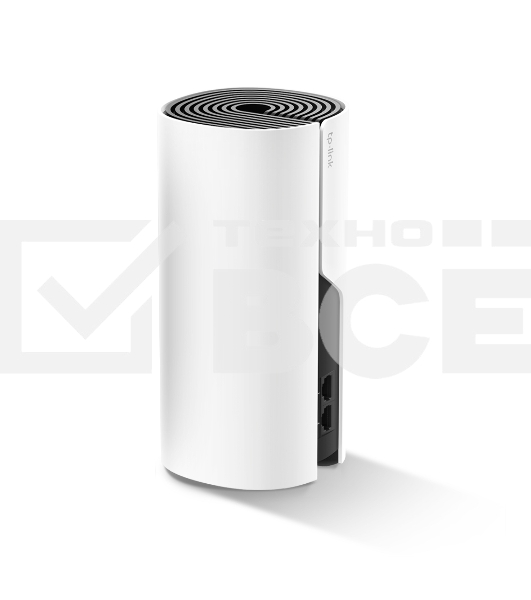 Домашняя Mesh TP-Link Wi-Fi система Deco M4 (1-Pack), 1167Мбит/с (5 ГГц: до 867 Мбит/с + 2,4 ГГц: до 300 Мбит/с),  2 порта 1000 Мбит/с, 2 встроенные антенны на каждом модуле Deco