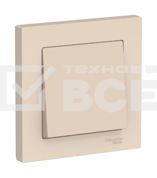 Выключатель 1-кл. ATLAS DESIGN (сх.1) 10АХ в сборе беж. SchE ATN000212