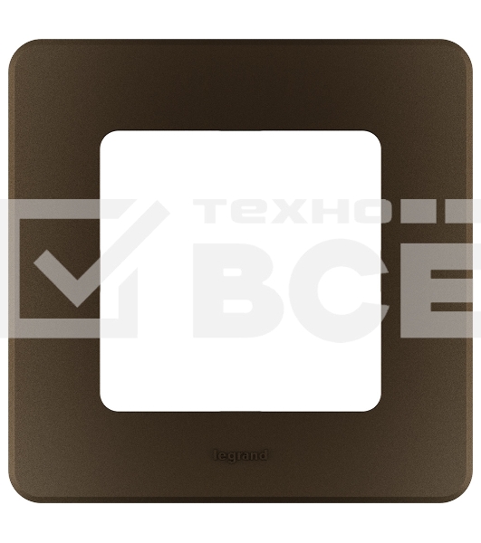 Рамка 1 пост. бронза Inspiria