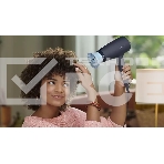 Фен Philips Фен Philips/ 2100 Вт, 6 режимов, ионизация, ThermoProtect, концентратор, диффузор, шнур 1,8 м. Цвет: синий., фото9