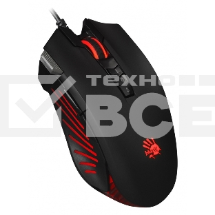 Мышь проводная A4Tech Bloody V9M черный, 4000 dpi, USB, кнопки - 9