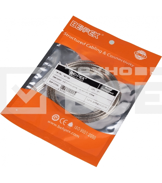 Кабель USB (m)-Lightning (m) 1м серебристый