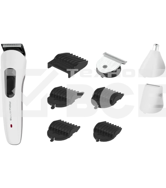 Триммер Rowenta TN8961F4 белый (насадок в компл:7шт)