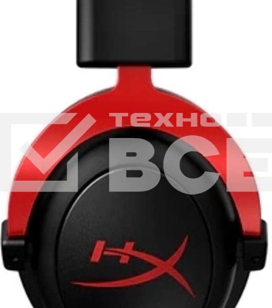Наушники с микрофоном HyperX Cloud II черный/красный 1м мониторные оголовье (4P5M0AA)