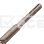 Бур по бетону, двойная спираль, Cobalt W-tip, 16x210 мм, SDS PLUS Denzel, фото4