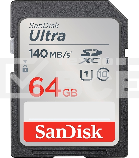 Карта памяти SANDISK SDXC 64GB UHS-I SDSDUNB-064G-GN6IN