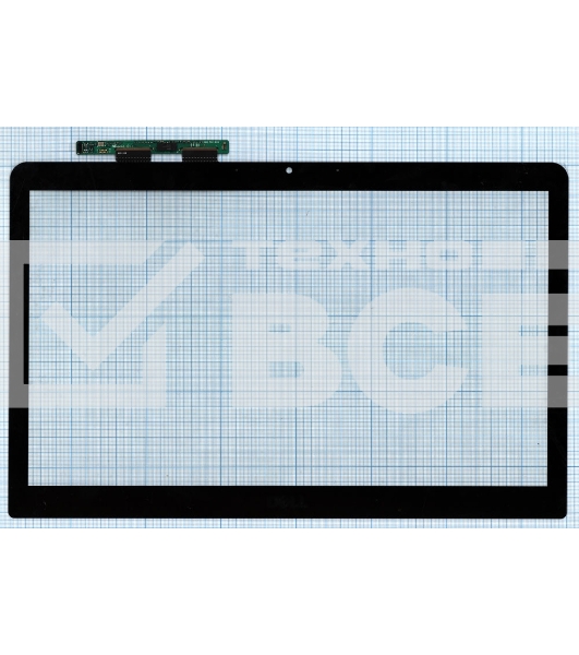 Сенсорное стекло (тачскрин) для Dell 5365S PCB-1 REV:2 черный