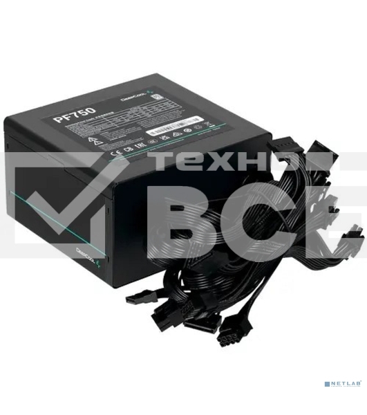 Блок питания Deepcool / GamerStorm  PF750, 750Вт, 80 PLUS, 120мм, черный
