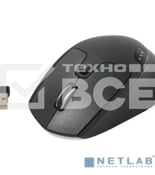 Мышь беспроводная Logitech M720 Triathlon черный, 1000 dpi, радиоканал, Bluetooth, USB, кнопки - 8