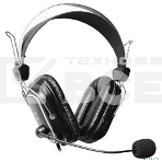 Гарнитура проводная A4Tech HS-50,черный, серебристый, фото2