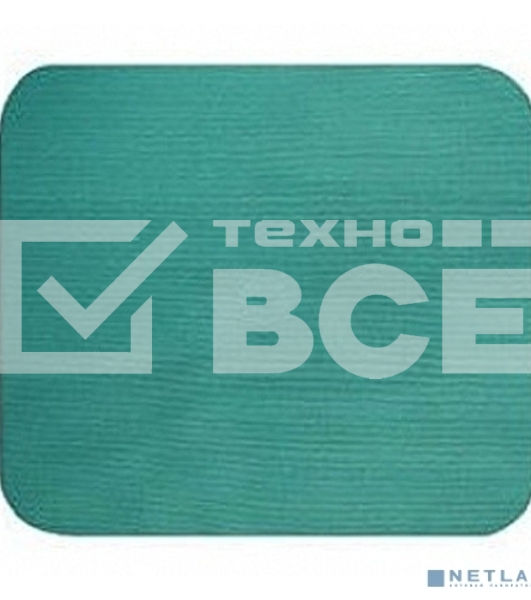 Коврик Buro BU-CLOTH/green Коврик для мыши матерчатый, зелёный, 220 х 250 х 4 мм,