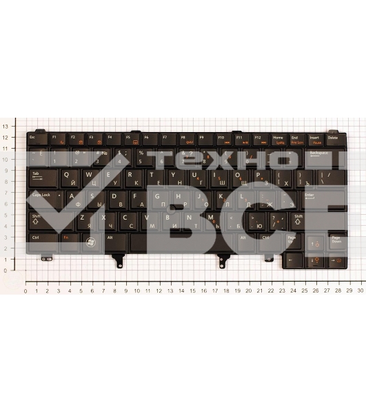 Клавиатура для ноутбука Dell Latitude E6220 E6320 E6420 E5420 E6230 с указателем с подсветкой