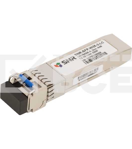 Модуль SFP WDM, дальность до 3км LC (6dB), 1310нм