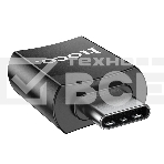 Переходник USB3.0 OTG Hoco Type-C(M)/AF, UA17, черный, коробка, фото4