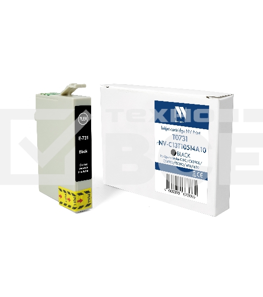 Картридж струйный NVPrint T0731 (NV-C13T10514A10) черный для Epson Stylus C110/СХ3900/CX4900/TX200/400/600 (15 мл) совместимый