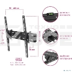 Кронштейн для телевизора Arm Media PLASMA-4 new черный 22