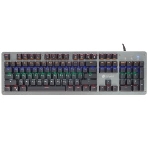 Клавиатура Oklick 970G Dark Knight проводная, USB Type-A, чёрный/серебристый, фото18