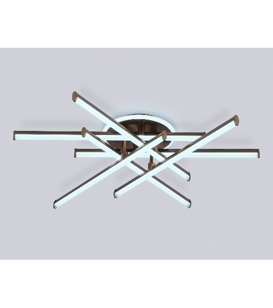 Потолочный светодиодный светильник Ambrella light FL6253 CF кофе 97W 3000K-6400K 805*760*170 (ПДУ ИК)