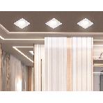 Встраиваемый точечный светильник Ambrella light TN102811 WH белый GU5.3 85*85*35, фото3