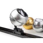 Светильник Ambrella light XT1103001 SSL/PBK серебро песок/черный полированный MR16 GU5.3 LED 3W 4200K (A2521, C1103, N7002), фото 1
