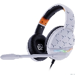 Гарнитура Oklick HS-L710G белый/чёрный, проводная, USB, подсветка, фото11